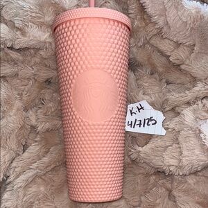 Starbucks NWT 2020 Limited Edition Matte Light Pink
24oz Studded Tumbler